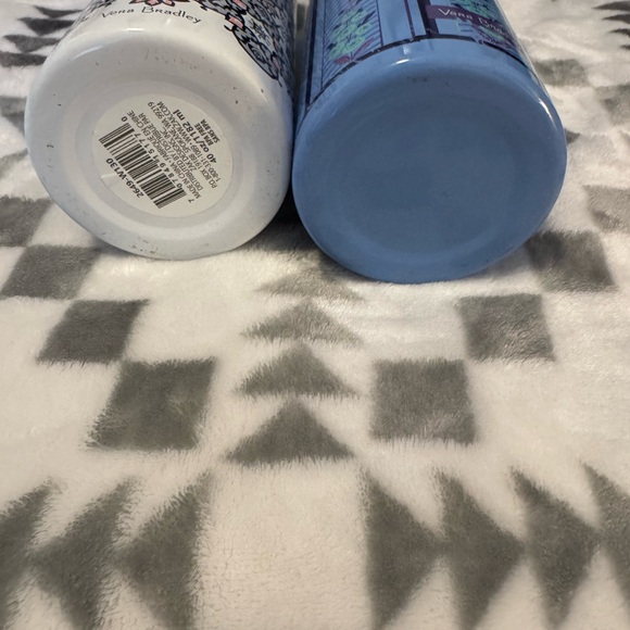 Vera Bradley Blue and White Patterned Water Bottles - Picture 3 of 3